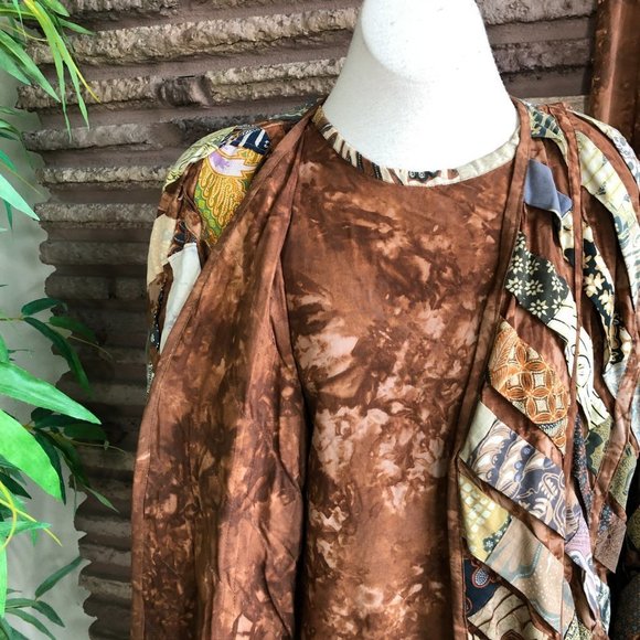 Nativewear Designs Ethnic Tribal Tie Dye Vintage 3 Piece Outfit - Picture 5 of 11